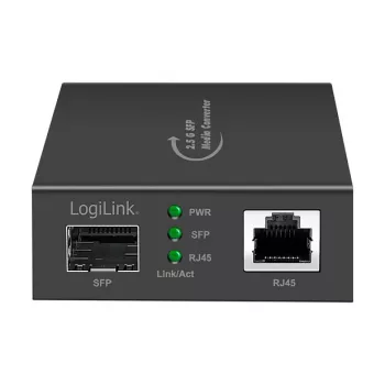 LogiLink 2,5 Gigabit medijski konverter RJ45 na SFP