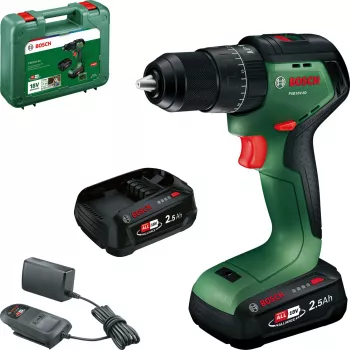 Bosch PSB18V-60 18V bežična udarna bušilica bez četkica s 2x2,5Ah baterijama i punjačem u koferu