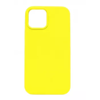 Evelatus Apple iPhone 12 mini Premium Soft Touch silikonska futrola limun žuta