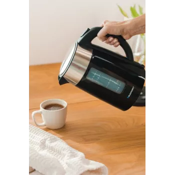 Blaupunkt EKP412 električno kuhalo za vodu 1,7L 2200W nehrđajući čelik, srebrno-crno
