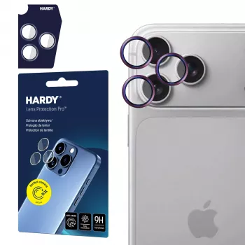 3MK PROTECTION zaštita leće HARDY Lens Protection Pro za Apple iPhone 18 Pro / 18 Pro Max, Deep Cherry