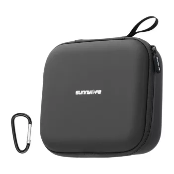 Sunnylife NE2-B122-D kožna futrola s mrežastim džepom za DJI Neo 2, crna