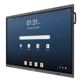 Dahua DHI-LPH65-MC480-U 65 inch 4K interaktivni zaslon osjetljiv na dodir s Androidom, EDLA certificiran, 40-točkasti IR touch, 48MP kamera, 8-Array mikrofon, Wi-Fi 6, 8GB RAM, 128GB memorije