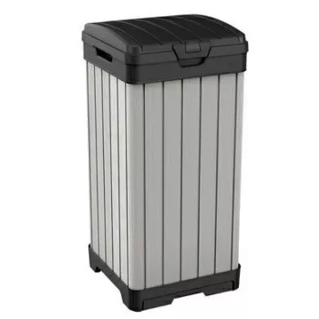 KETER kanta za smeće Rockford 125L siva