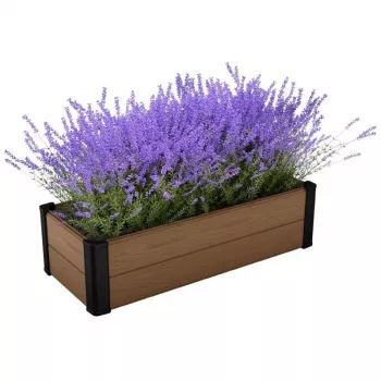 KETER pravokutna gredica Maple Trough 106x52x32cm smeđa