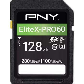 PNY EliteX-PRO60 memorijska kartica 128GB Video Class V60 UHS-II U3 Class10 MicroSDXC