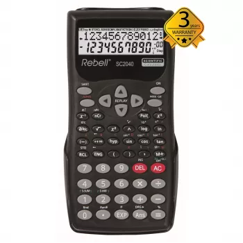 REBELL RE-SC2040 BX znanstveni kalkulator, 240 funkcija, dvoredni LCD, crni