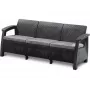 KETER vrtna sofa trosjed Corfu Love Seat Max, siva