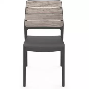 KETER vrtna stolica Deco Porto ton jasena/siva