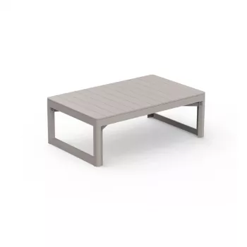 KETER vrtni stol Lyon Table Rezolith (2 konfiguracije), bež