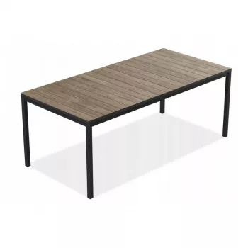 KETER vrtni stol Deco Porto Nova 200, orah/crni