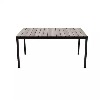 KETER vrtni stol Deco Porto Nova 160, sivi/crni