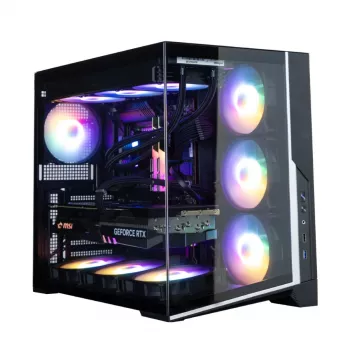 Zalman D40F, ATX Mid Tower kućište PC-ja, 7 x 120mm FRGB ventilatori, crno