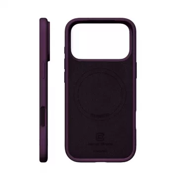 Crong Color Cover Magnetic – MagSafe futrola iPhone 18 Pro / 17 Pro (šljiva)