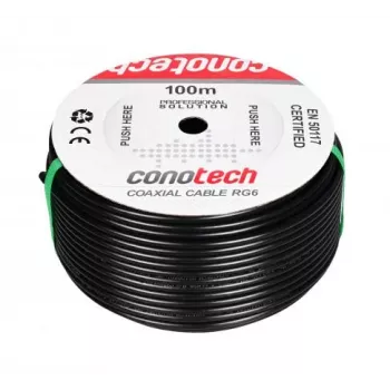 CONOTECH NS-557 koaksijalni kabel NS113TRI HQ PE gelom punjen crni 100m