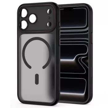 TECH-PROTECT MAGCAM MAGSAFE IPHONE 17 PRO / 18 PRO MATTE BLACK/RED