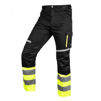 NEO TOOLS 81-795-S Warning Trousers Black/Yellow Size S