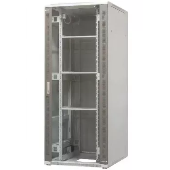 EMITER EM/SH05D-8042 Free-standing Server Rack Cabinet 42U 800x1000x1980mm Black Glass/Steel Door
