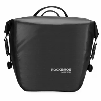 Rockbros AS-003-1BK biciklistička torba, nepromočiva, s remenom za rame, montaža sprijeda/straga, 10-14l, crna