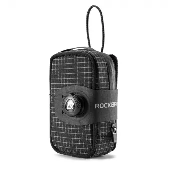 Rockbros P010 višenamjenska torba za sjedalo s držačem boce - crna
