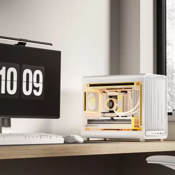 Jonsbo D33 STD bijelo Mini Tower PC kućište, kaljeno staklo, mATX/Mini-ITX, USB-C