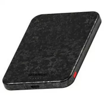 SHARGE CarbonMag 5K powerbank, 15W Qi, 20W USB-C - 5000mAh, crna