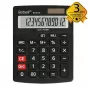 REBELL RE-8118-12 BX polustolni kalkulator, 12-znamenkasti zakrivljeni LCD, dvostruko napajanje solarno i baterija, crni