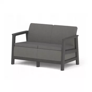 KETER dvosjed vrtna sofa Scandi Linea Sofa za 2 osobe siva