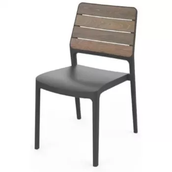 KETER vrtna stolica Deco Porto orah/siva