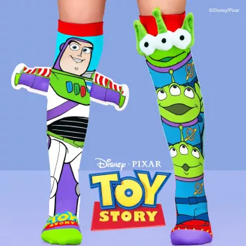MADMIA Skarpetki Dziecięce Kolanówki Skarpety Toy Story Toystory Buzz Astral 3d / Md041