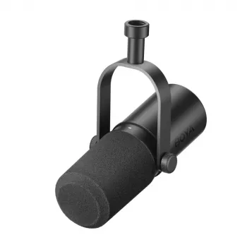 BOYA CastMic P60B studijski mikrofon s nosačem, žični USB XLR - crni