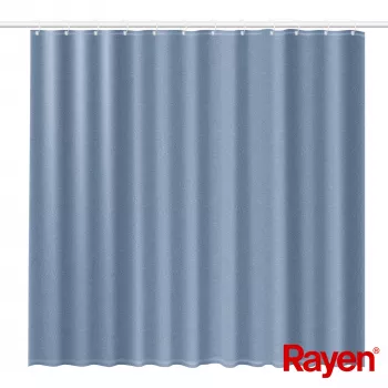 RAYEN zavjesa za tuš 180x200cm plava, poliester