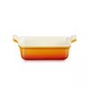 LE CREUSET Rectangular baking dish Heritage stoneware 19x14cm / 1.1L orange