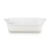 Le Creuset pravokutna posuda za pečenje Heritage, keramika, 26x19cm / 2,4L, bijela