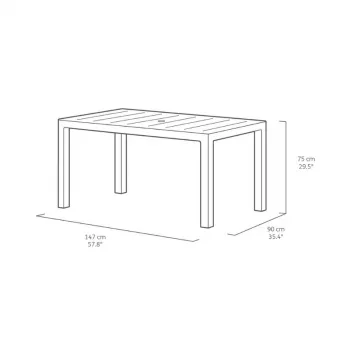 KETER vrtni stol Julie (u foliji) beige