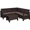 KETER vrtni set namještaja Corfu Relax Set smeđi