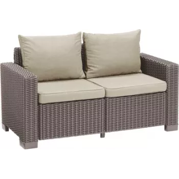KETER vrtna sofa California 2-sjeda, bež
