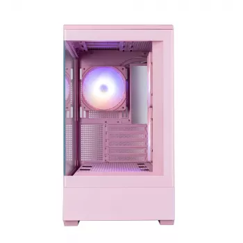 Zalman P30 V2, mATX Mini Tower kućište za PC, 3 x 120mm ARGB ventilatori, ružičasto