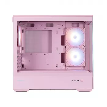 Zalman P30 V2, mATX Mini Tower kućište za PC, 3 x 120mm ARGB ventilatori, ružičasto