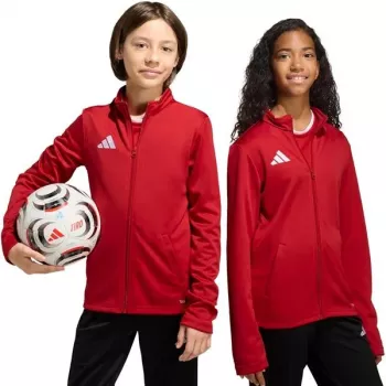 adidas Entrada 26 dječja jakna za trening crvena JZ6612 140cm