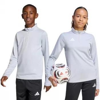 adidas Entrada 26 Training Top children's sweatshirt light grey JZ6637 140cm