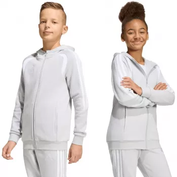adidas Tiro 26 League Sweat Full Zip Hoodie dječja majica s kapuljačom siva KF3323 152cm