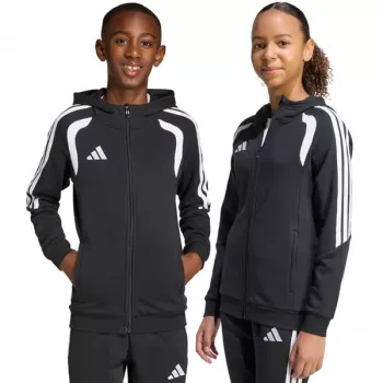 adidas Tiro 26 League Sweat Full Zip Hoodie dječja majica s kapuljačom crna KF3324 164cm