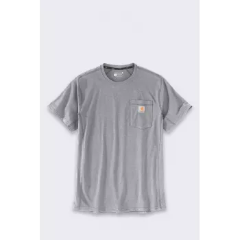 Carhartt Force Mid Pocket majica Heather Grey