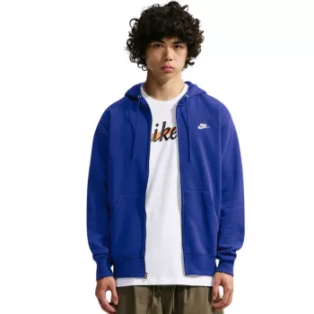 Muški Nike Club BB FZ Hoodie sweatshirt plavi FN3861 455 S