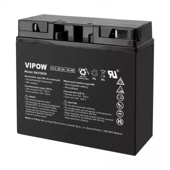 VIPOW baterija tip MC za motocikle 12V 25Ah