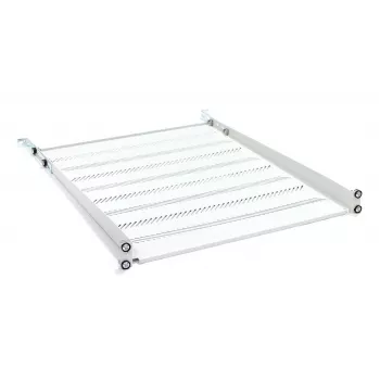DIGITUS TN-19-550-1U-GY 1U fiksna police za rack, dubina 550 mm, siva RAL 7035, nosivost 25 kg