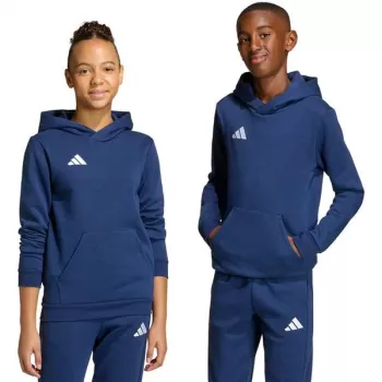 Dječja majica s kapuljačom adidas Entrada 26 Hoody navy plava JZ6567 128cm