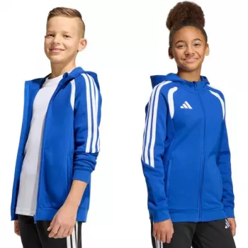 adidas Tiro 26 League Sweat Full Zip Hoodie dječja majica plava KF9102 164cm