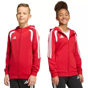 adidas Tiro 26 League Sweat Full Zip Hoodie dječja majica crvena KF9101 152cm
